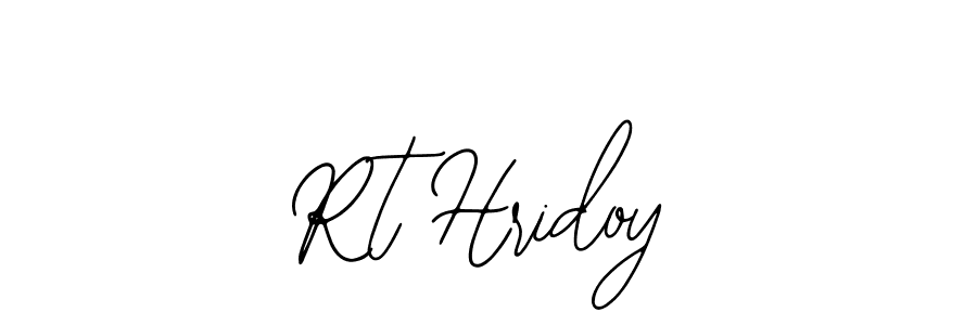 Also You can easily find your signature by using the search form. We will create Rt Hridoy name handwritten signature images for you free of cost using Bearetta-2O07w sign style. Rt Hridoy signature style 12 images and pictures png