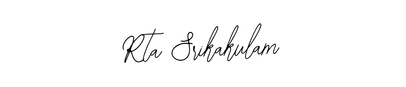 Make a beautiful signature design for name Rta Srikakulam. With this signature (Bearetta-2O07w) style, you can create a handwritten signature for free. Rta Srikakulam signature style 12 images and pictures png