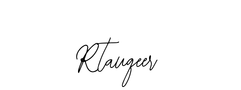 Design your own signature with our free online signature maker. With this signature software, you can create a handwritten (Bearetta-2O07w) signature for name Rtauqeer. Rtauqeer signature style 12 images and pictures png