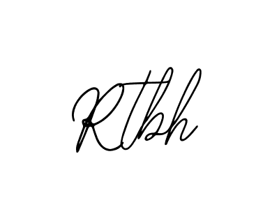 Make a beautiful signature design for name Rtbh. With this signature (Bearetta-2O07w) style, you can create a handwritten signature for free. Rtbh signature style 12 images and pictures png