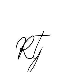 Create a beautiful signature design for name Rtj. With this signature (Bearetta-2O07w) fonts, you can make a handwritten signature for free. Rtj signature style 12 images and pictures png