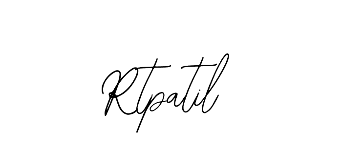 You should practise on your own different ways (Bearetta-2O07w) to write your name (Rtpatil) in signature. don't let someone else do it for you. Rtpatil signature style 12 images and pictures png