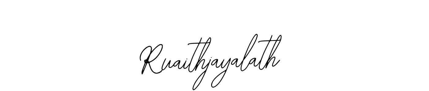 Use a signature maker to create a handwritten signature online. With this signature software, you can design (Bearetta-2O07w) your own signature for name Ruaithjayalath. Ruaithjayalath signature style 12 images and pictures png
