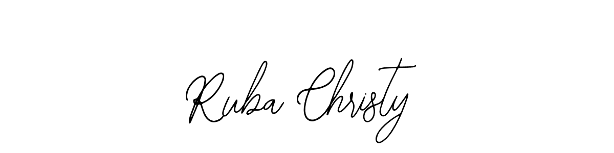 Also we have Ruba Christy name is the best signature style. Create professional handwritten signature collection using Bearetta-2O07w autograph style. Ruba Christy signature style 12 images and pictures png