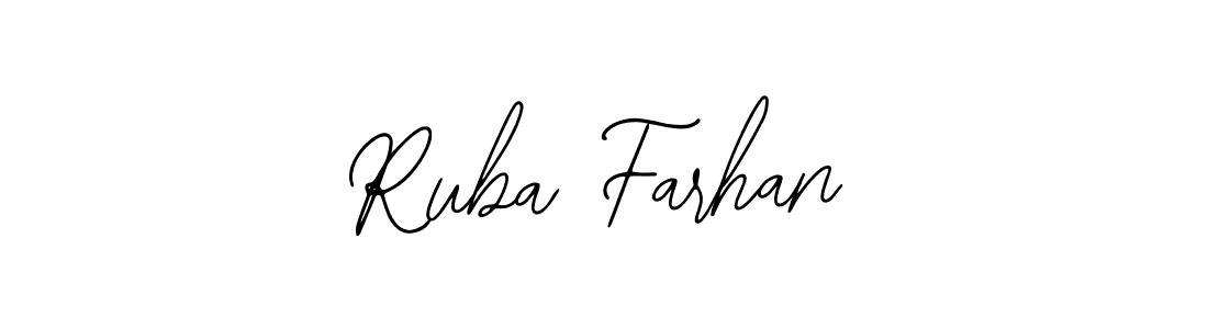 Make a beautiful signature design for name Ruba Farhan. With this signature (Bearetta-2O07w) style, you can create a handwritten signature for free. Ruba Farhan signature style 12 images and pictures png