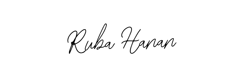 Bearetta-2O07w is a professional signature style that is perfect for those who want to add a touch of class to their signature. It is also a great choice for those who want to make their signature more unique. Get Ruba Hanan name to fancy signature for free. Ruba Hanan signature style 12 images and pictures png