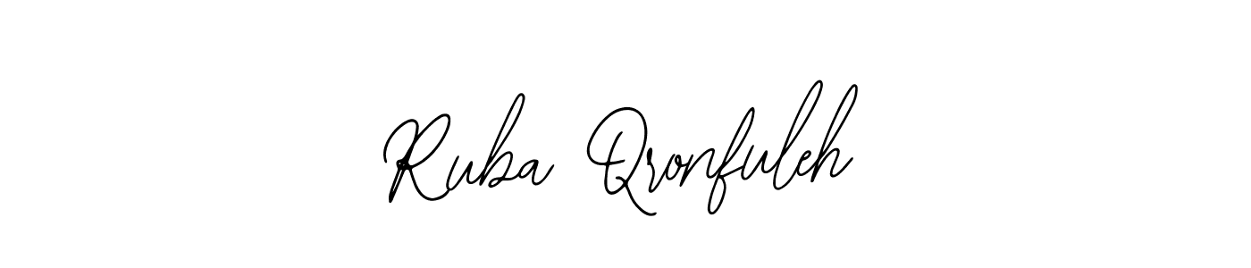 It looks lik you need a new signature style for name Ruba Qronfuleh. Design unique handwritten (Bearetta-2O07w) signature with our free signature maker in just a few clicks. Ruba Qronfuleh signature style 12 images and pictures png
