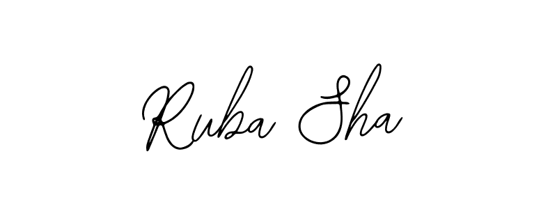 How to Draw Ruba Sha signature style? Bearetta-2O07w is a latest design signature styles for name Ruba Sha. Ruba Sha signature style 12 images and pictures png