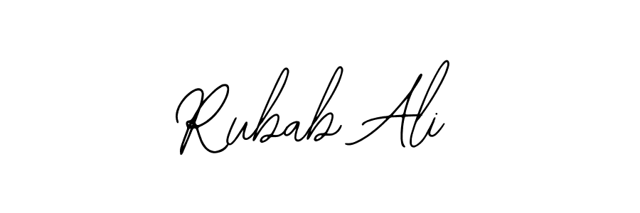 It looks lik you need a new signature style for name Rubab Ali. Design unique handwritten (Bearetta-2O07w) signature with our free signature maker in just a few clicks. Rubab Ali signature style 12 images and pictures png
