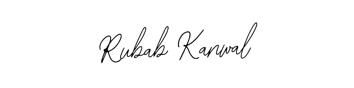 if you are searching for the best signature style for your name Rubab Kanwal. so please give up your signature search. here we have designed multiple signature styles  using Bearetta-2O07w. Rubab Kanwal signature style 12 images and pictures png