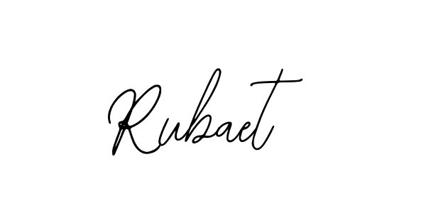 How to Draw Rubaet signature style? Bearetta-2O07w is a latest design signature styles for name Rubaet. Rubaet signature style 12 images and pictures png