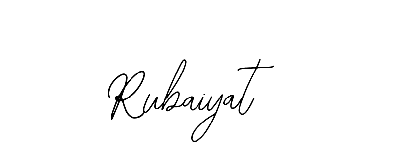How to make Rubaiyat signature? Bearetta-2O07w is a professional autograph style. Create handwritten signature for Rubaiyat name. Rubaiyat signature style 12 images and pictures png