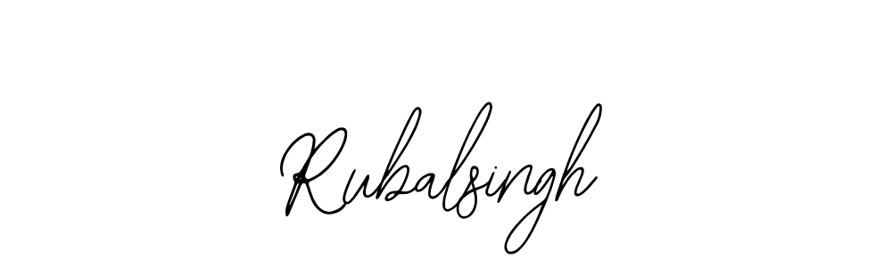 How to Draw Rubalsingh signature style? Bearetta-2O07w is a latest design signature styles for name Rubalsingh. Rubalsingh signature style 12 images and pictures png