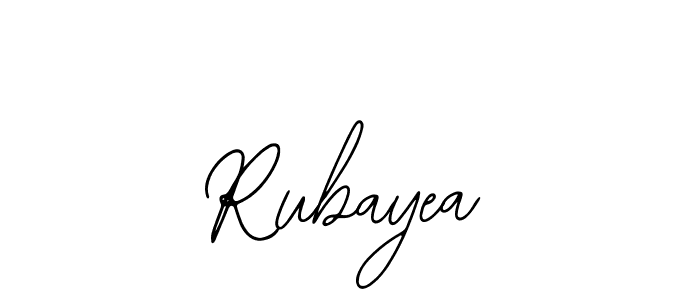Also we have Rubayea name is the best signature style. Create professional handwritten signature collection using Bearetta-2O07w autograph style. Rubayea signature style 12 images and pictures png