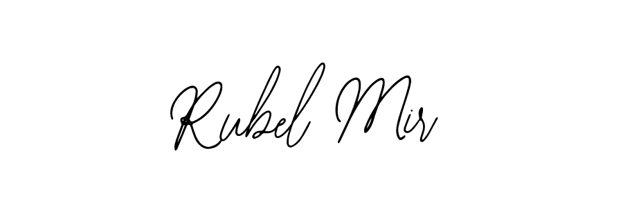 The best way (Bearetta-2O07w) to make a short signature is to pick only two or three words in your name. The name Rubel Mir include a total of six letters. For converting this name. Rubel Mir signature style 12 images and pictures png