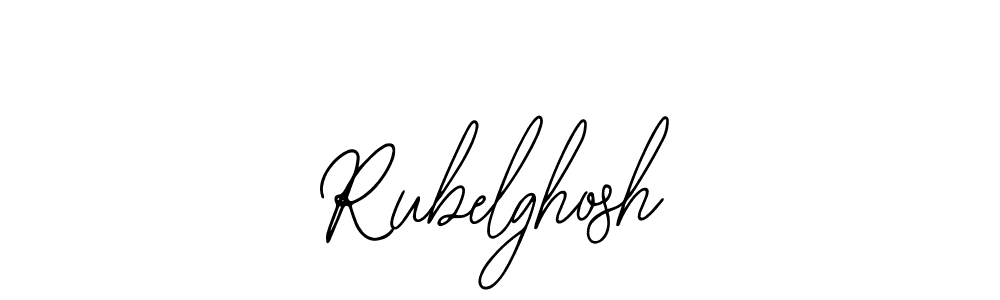How to make Rubelghosh name signature. Use Bearetta-2O07w style for creating short signs online. This is the latest handwritten sign. Rubelghosh signature style 12 images and pictures png