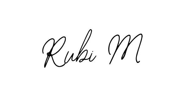 Rubi M stylish signature style. Best Handwritten Sign (Bearetta-2O07w) for my name. Handwritten Signature Collection Ideas for my name Rubi M. Rubi M signature style 12 images and pictures png