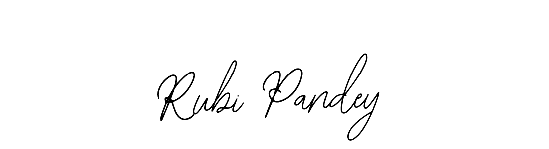 This is the best signature style for the Rubi Pandey name. Also you like these signature font (Bearetta-2O07w). Mix name signature. Rubi Pandey signature style 12 images and pictures png