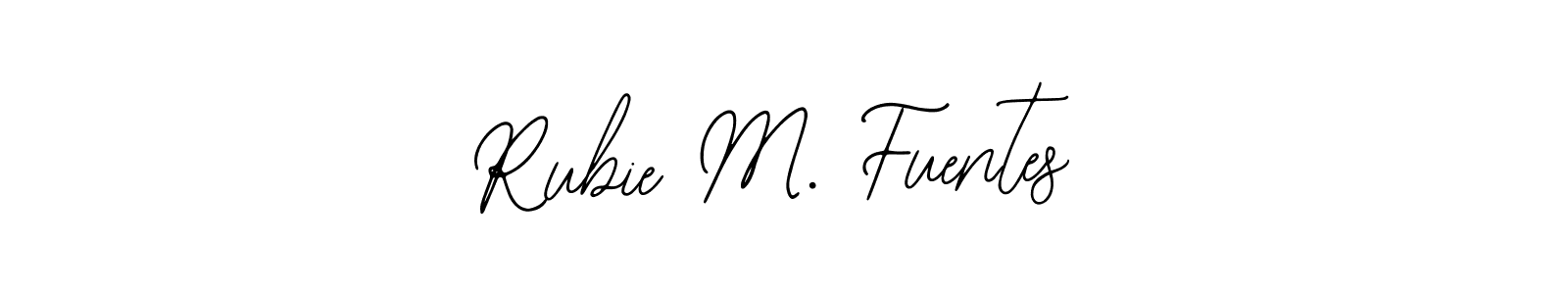 Also You can easily find your signature by using the search form. We will create Rubie M. Fuentes name handwritten signature images for you free of cost using Bearetta-2O07w sign style. Rubie M. Fuentes signature style 12 images and pictures png