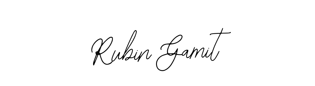 You should practise on your own different ways (Bearetta-2O07w) to write your name (Rubin Gamit) in signature. don't let someone else do it for you. Rubin Gamit signature style 12 images and pictures png