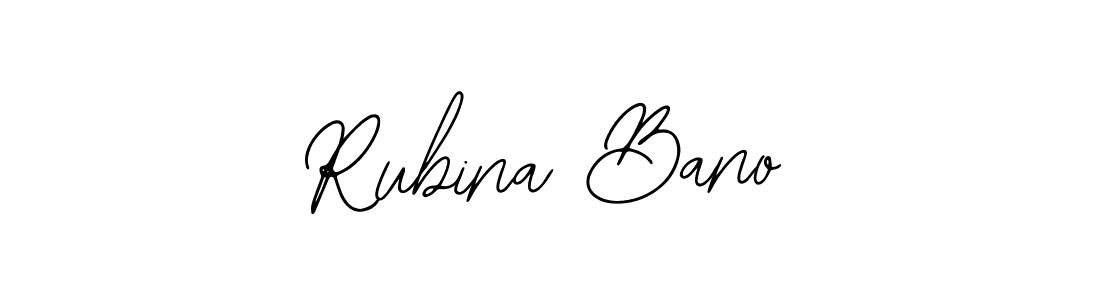 Also You can easily find your signature by using the search form. We will create Rubina Bano name handwritten signature images for you free of cost using Bearetta-2O07w sign style. Rubina Bano signature style 12 images and pictures png