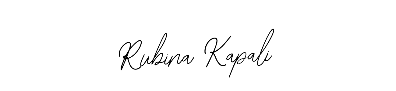 Rubina Kapali stylish signature style. Best Handwritten Sign (Bearetta-2O07w) for my name. Handwritten Signature Collection Ideas for my name Rubina Kapali. Rubina Kapali signature style 12 images and pictures png