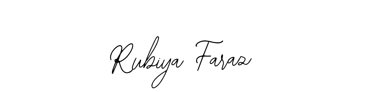 Make a beautiful signature design for name Rubiya Faraz. With this signature (Bearetta-2O07w) style, you can create a handwritten signature for free. Rubiya Faraz signature style 12 images and pictures png