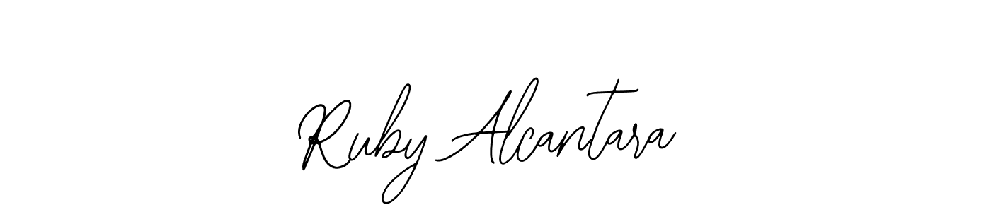 Design your own signature with our free online signature maker. With this signature software, you can create a handwritten (Bearetta-2O07w) signature for name Ruby Alcantara. Ruby Alcantara signature style 12 images and pictures png