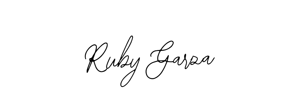 You can use this online signature creator to create a handwritten signature for the name Ruby Garza. This is the best online autograph maker. Ruby Garza signature style 12 images and pictures png