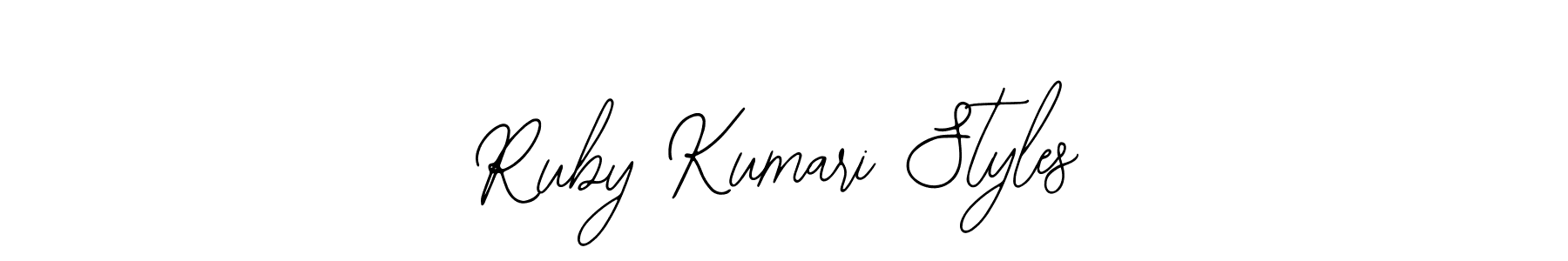 Make a beautiful signature design for name Ruby Kumari Styles. With this signature (Bearetta-2O07w) style, you can create a handwritten signature for free. Ruby Kumari Styles signature style 12 images and pictures png