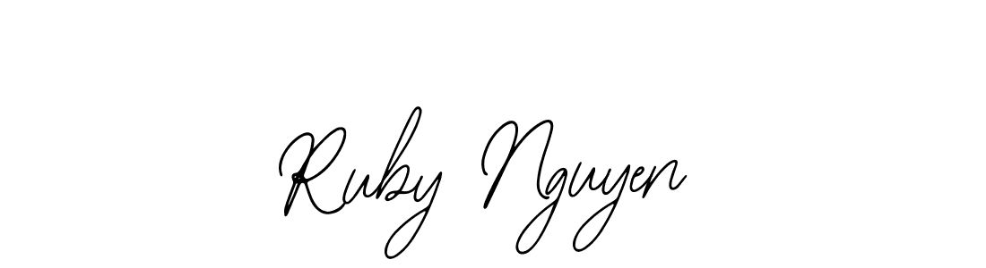 Best and Professional Signature Style for Ruby Nguyen. Bearetta-2O07w Best Signature Style Collection. Ruby Nguyen signature style 12 images and pictures png