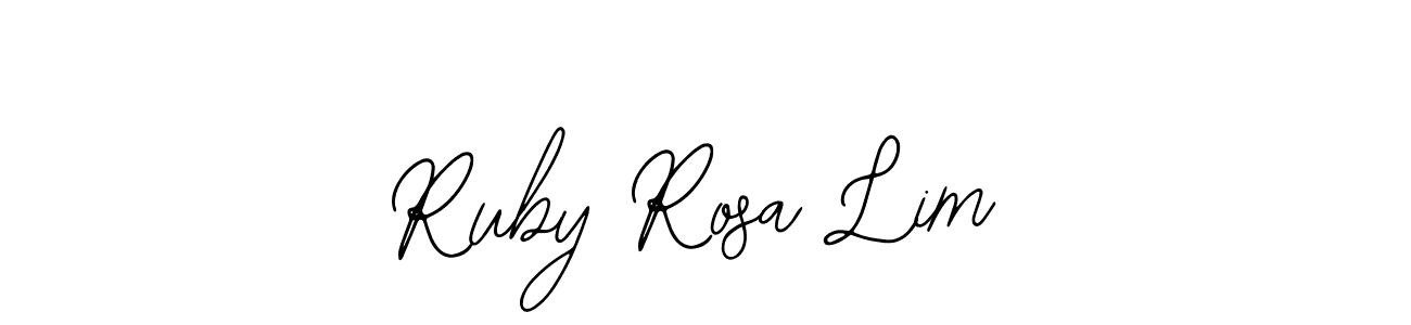 How to make Ruby Rosa Lim signature? Bearetta-2O07w is a professional autograph style. Create handwritten signature for Ruby Rosa Lim name. Ruby Rosa Lim signature style 12 images and pictures png