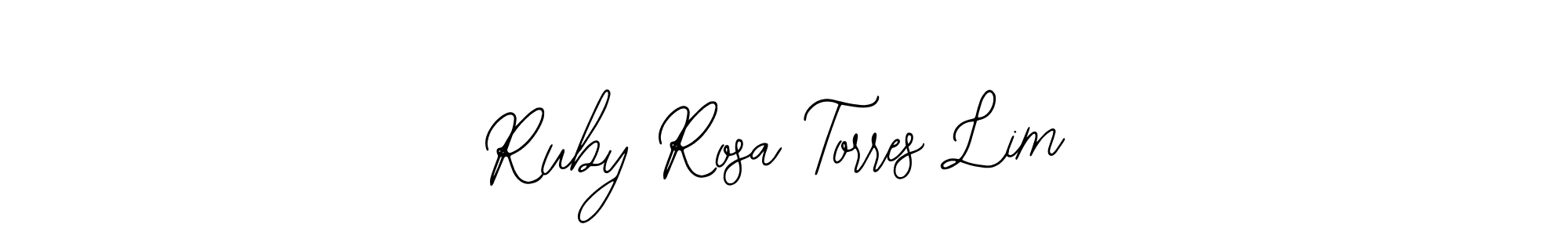 This is the best signature style for the Ruby Rosa Torres Lim name. Also you like these signature font (Bearetta-2O07w). Mix name signature. Ruby Rosa Torres Lim signature style 12 images and pictures png