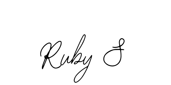 Create a beautiful signature design for name Ruby S. With this signature (Bearetta-2O07w) fonts, you can make a handwritten signature for free. Ruby S signature style 12 images and pictures png