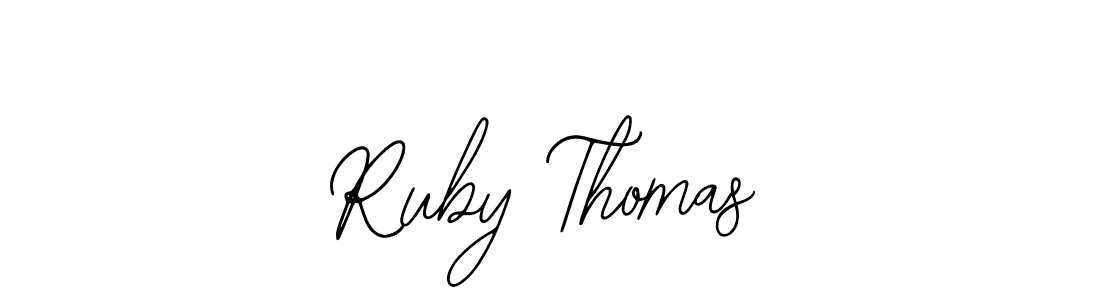 Design your own signature with our free online signature maker. With this signature software, you can create a handwritten (Bearetta-2O07w) signature for name Ruby Thomas. Ruby Thomas signature style 12 images and pictures png