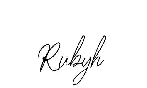 It looks lik you need a new signature style for name Rubyh. Design unique handwritten (Bearetta-2O07w) signature with our free signature maker in just a few clicks. Rubyh signature style 12 images and pictures png
