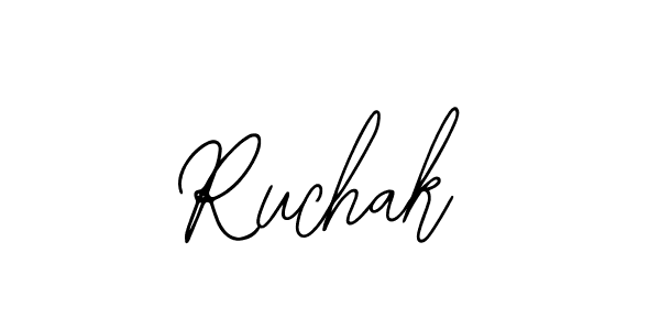 The best way (Bearetta-2O07w) to make a short signature is to pick only two or three words in your name. The name Ruchak include a total of six letters. For converting this name. Ruchak signature style 12 images and pictures png