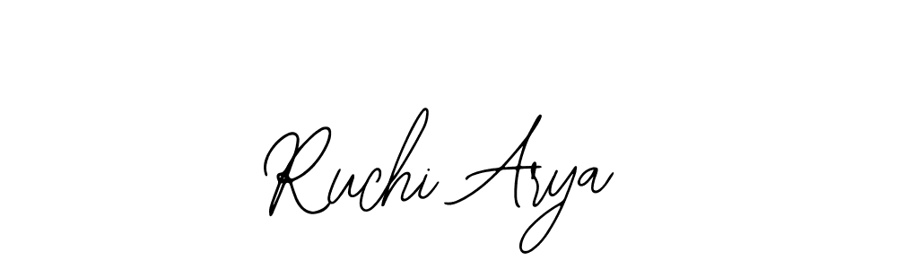 Design your own signature with our free online signature maker. With this signature software, you can create a handwritten (Bearetta-2O07w) signature for name Ruchi Arya. Ruchi Arya signature style 12 images and pictures png