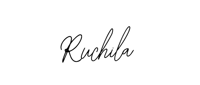 Bearetta-2O07w is a professional signature style that is perfect for those who want to add a touch of class to their signature. It is also a great choice for those who want to make their signature more unique. Get Ruchila name to fancy signature for free. Ruchila signature style 12 images and pictures png