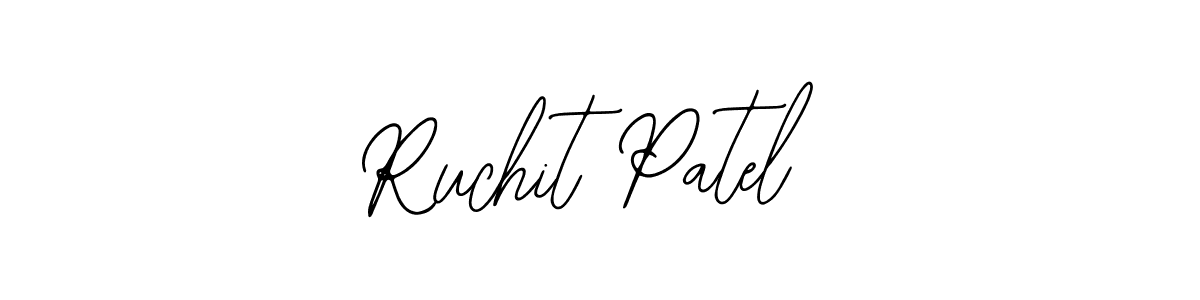 if you are searching for the best signature style for your name Ruchit Patel. so please give up your signature search. here we have designed multiple signature styles  using Bearetta-2O07w. Ruchit Patel signature style 12 images and pictures png