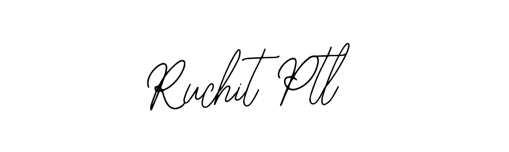 if you are searching for the best signature style for your name Ruchit Ptl. so please give up your signature search. here we have designed multiple signature styles  using Bearetta-2O07w. Ruchit Ptl signature style 12 images and pictures png