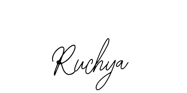 How to Draw Ruchya signature style? Bearetta-2O07w is a latest design signature styles for name Ruchya. Ruchya signature style 12 images and pictures png