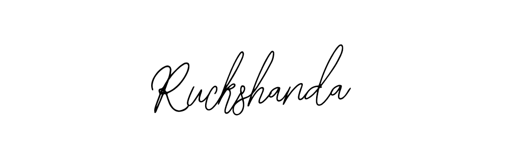 Best and Professional Signature Style for Ruckshanda. Bearetta-2O07w Best Signature Style Collection. Ruckshanda signature style 12 images and pictures png