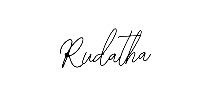 How to make Rudatha name signature. Use Bearetta-2O07w style for creating short signs online. This is the latest handwritten sign. Rudatha signature style 12 images and pictures png