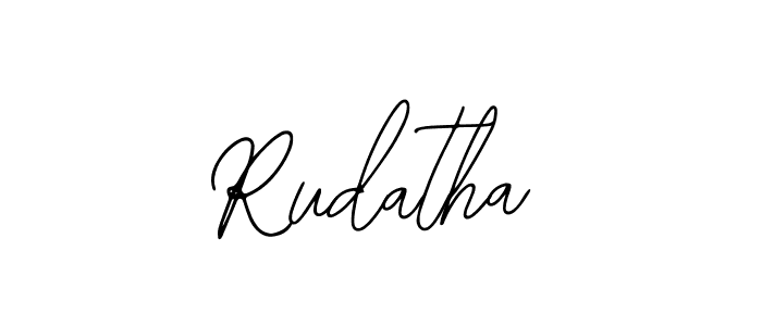 Bearetta-2O07w is a professional signature style that is perfect for those who want to add a touch of class to their signature. It is also a great choice for those who want to make their signature more unique. Get Rudatha name to fancy signature for free. Rudatha signature style 12 images and pictures png