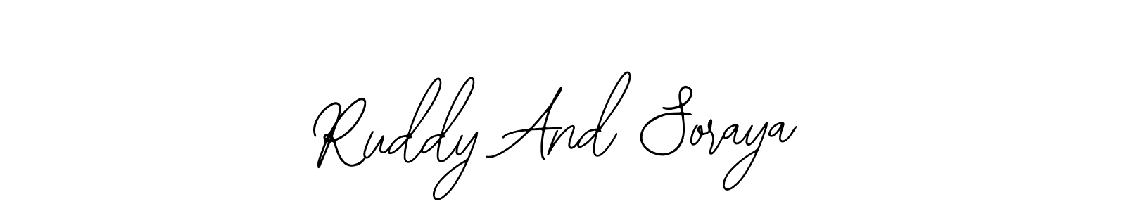 Make a beautiful signature design for name Ruddy And Soraya. Use this online signature maker to create a handwritten signature for free. Ruddy And Soraya signature style 12 images and pictures png