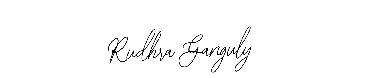 How to Draw Rudhra Ganguly signature style? Bearetta-2O07w is a latest design signature styles for name Rudhra Ganguly. Rudhra Ganguly signature style 12 images and pictures png