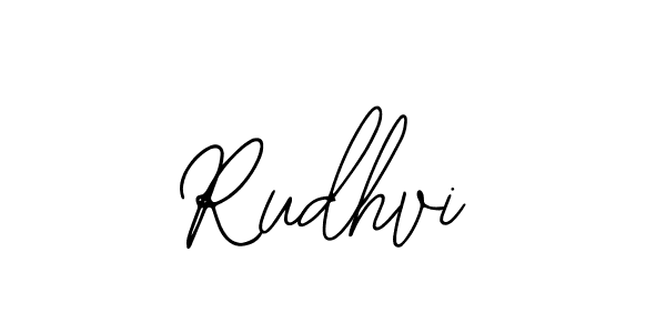 Use a signature maker to create a handwritten signature online. With this signature software, you can design (Bearetta-2O07w) your own signature for name Rudhvi. Rudhvi signature style 12 images and pictures png