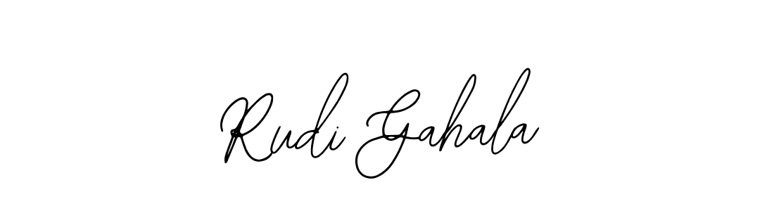 Here are the top 10 professional signature styles for the name Rudi Gahala. These are the best autograph styles you can use for your name. Rudi Gahala signature style 12 images and pictures png