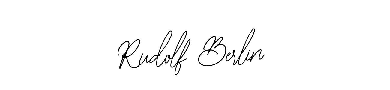 You should practise on your own different ways (Bearetta-2O07w) to write your name (Rudolf Berlin) in signature. don't let someone else do it for you. Rudolf Berlin signature style 12 images and pictures png